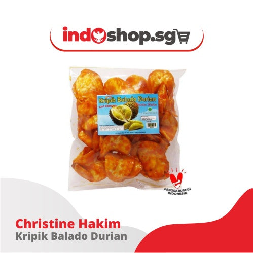 Kripik Balado / Sanjai Balado Durian Christine Hakim 250 gr | Keripik Balado