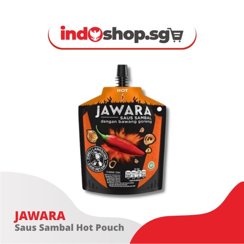 Jawara Saus Sambal Bawang Goreng Hot Pouch 120ml | Hot Pouch 250ml | Extra Hot Pouch 120 ml | Extra Hot Pouch 250ml