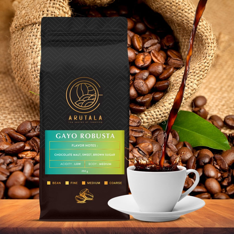 Arutala Kopi | Gayo Robusta | Gayo Arabica | Toraja Rantebua Robusta | Indonesian Coffee | Coffee Bean Coarse Fine #indoshop#