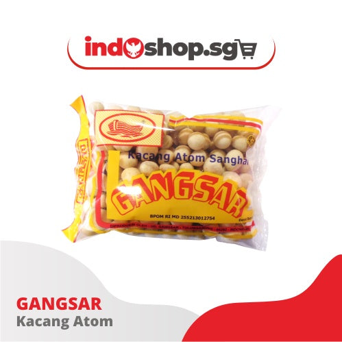 Kacang Atom Gangsar 140gr | Peanut Coated with Flour snaks