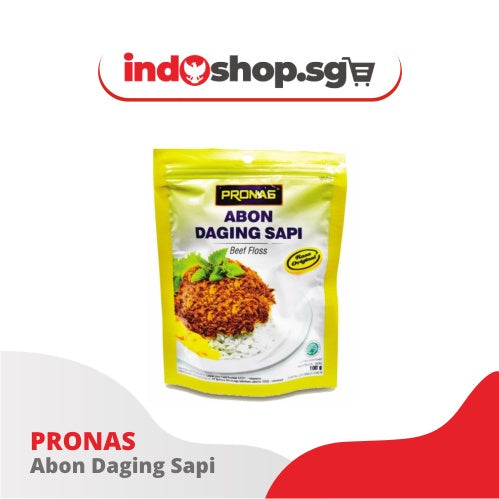 Pronas Abon Daging Sapi | Beef Floss | Ziplock 100gr