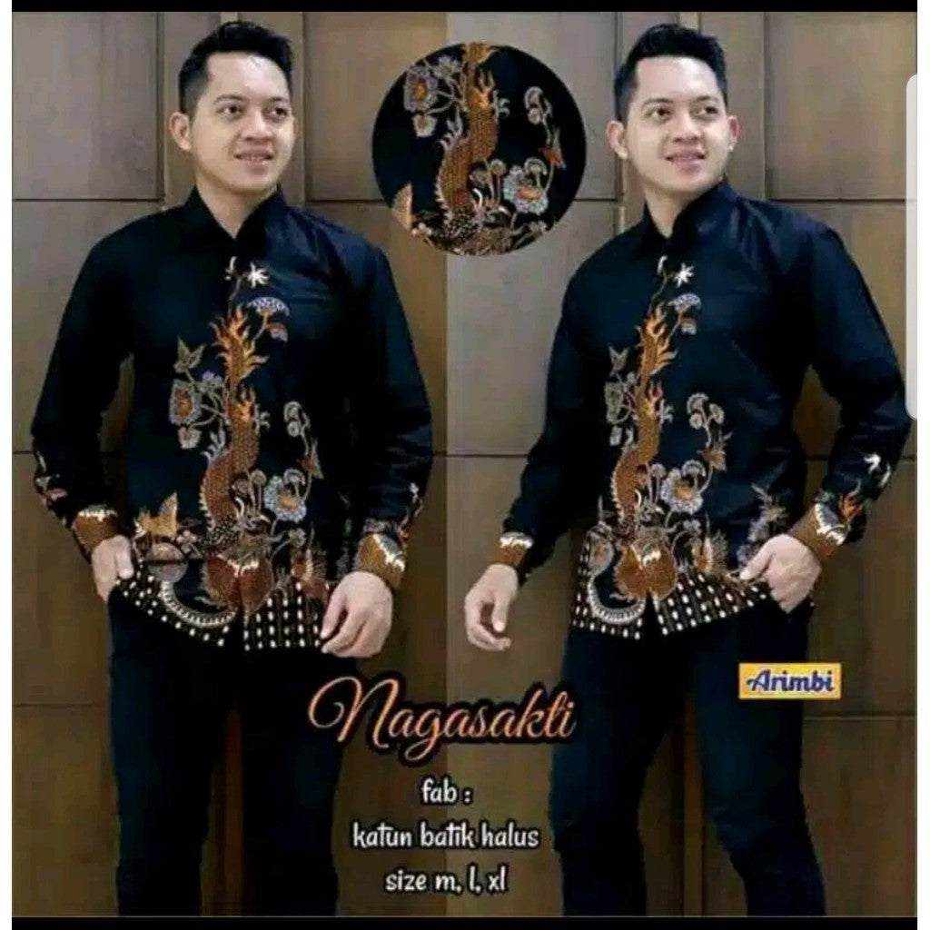Baju Batik Pria Gus Azmi Syubbanul Muslimin Batik Katun Halus Hadroh Azzahir Ala Santri, Modern 180 gr #indoshop#