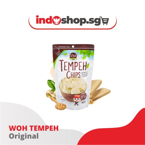 Woh Tempeh Chips 100 gr | Balado/Hot and Spicy | Barbecue | Ayam Bakar/Barbecue Chicken | Seaweed #indoshop#