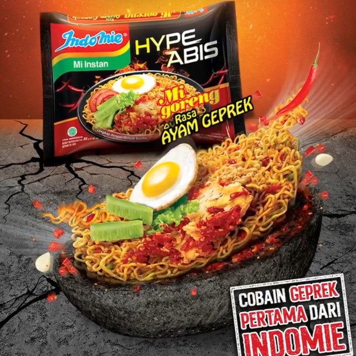 Indomie Hype Abis bundle 5pcs | Instant Noodles | Ayam Geprek | Seblak Jeletot | Meghetti #indoshop#