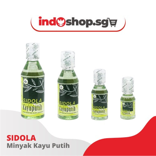 Minyak Kayu Putih Sidola Bundle of 15 ml, 30 ml, 60 ml & 100 ml | Eucalyptus Oil
