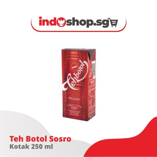 Teh botol sosro kotak 250ml #indoshop#