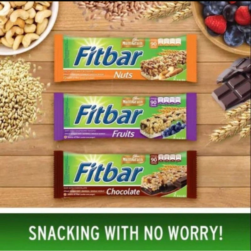 [Healthy Snacks] Multigrain Fitbar Box 5x25gr | Kalbe