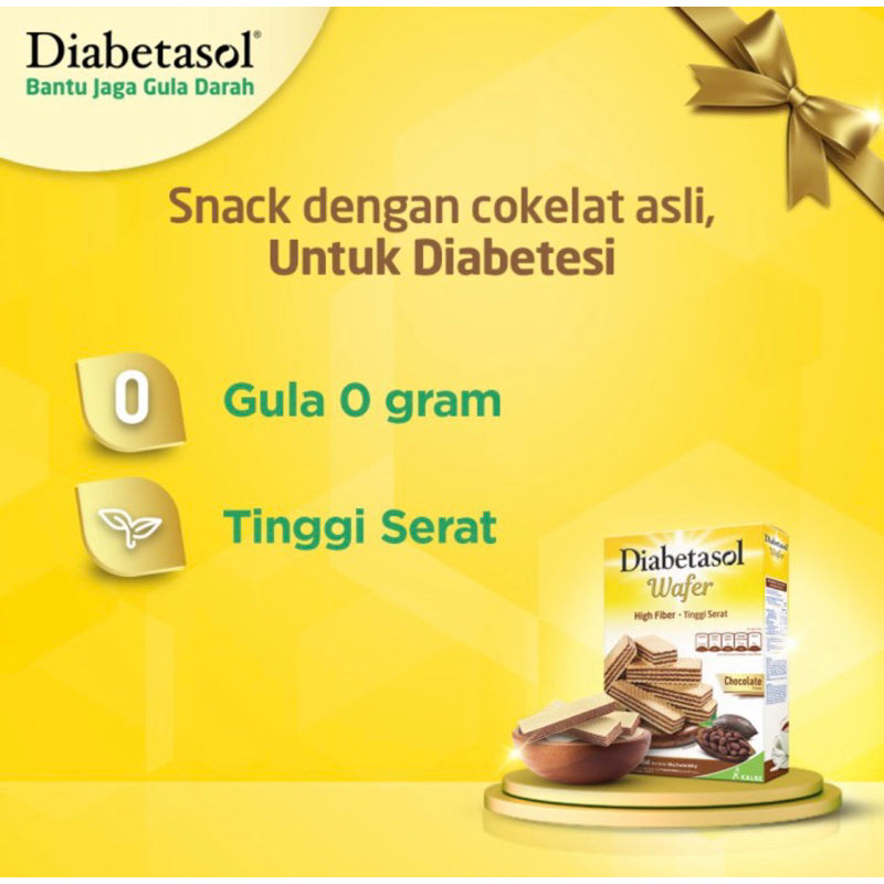 [Healthy Snacks] Diabetasol Wafer Kalbe | High Fiber | No sugar