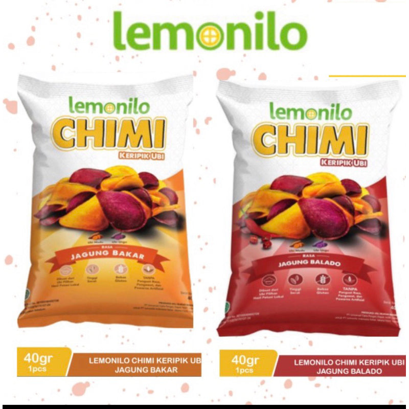 [Healthy Snack] Lemonilo Chimi Keripik Ubi 40gr | Jagung Bakar | Jagung Balado