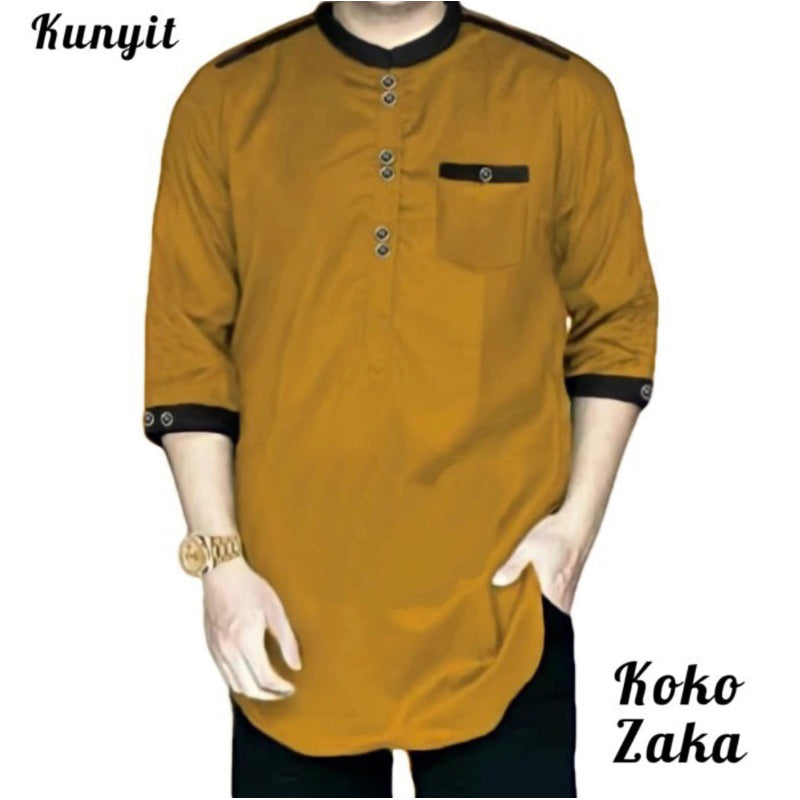 Baju Koko ZAKA | Kemeja koko Pria Muslim