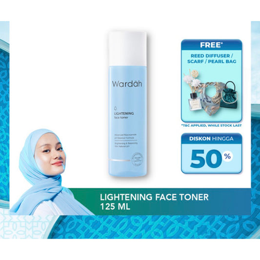 WARDAH Lightening Face Toner 125ml - Toner melembabkan dan glowing