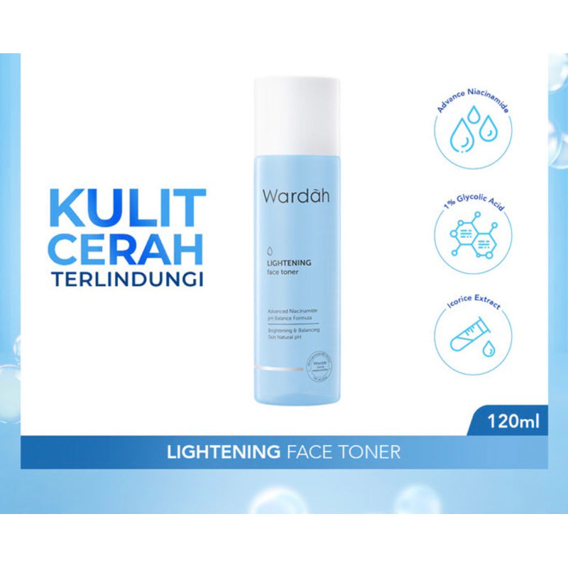 WARDAH Lightening Face Toner 125ml - Toner melembabkan dan glowing