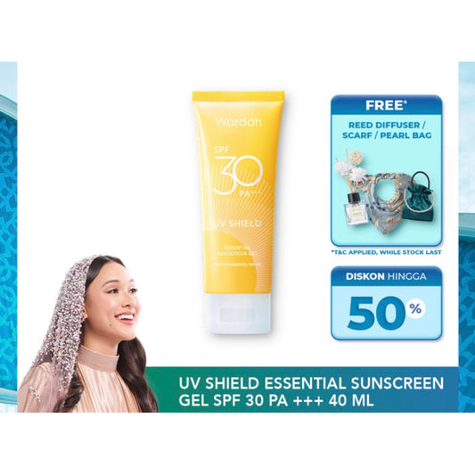 WARDAH UV Shield Essential Sunscreen Gel SPF 30 PA +++ 40ml Sunscreen