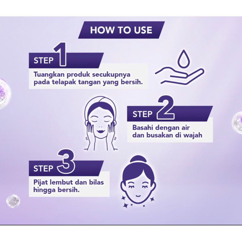 WARDAH Renew You Facial Wash 100ml - Penbersih wajah dengan natural AHA