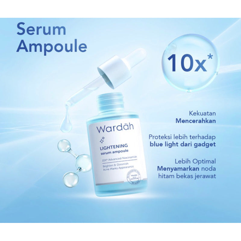 WARDAH Lightening Serum Ampoule - Serum 10x Advanced niacinamide 8ml