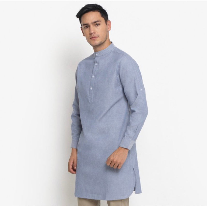 Baju Kurta Pakistan Koko Katun Premium Warna Oxford Pria Toraformen