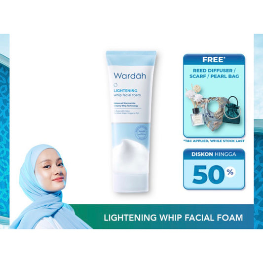 WARDAH Lightening Whip Facial Form 50ml - Facial Wash untuk Kulit Berminyak