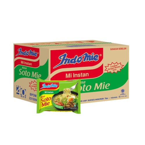 Indomie Instant Noodle 1 Carton 40 pcs | Mie Goreng | Ayam Bawang | Ayam Spesial | Soto Mie | Kaldu Ayam | Kari Ayam